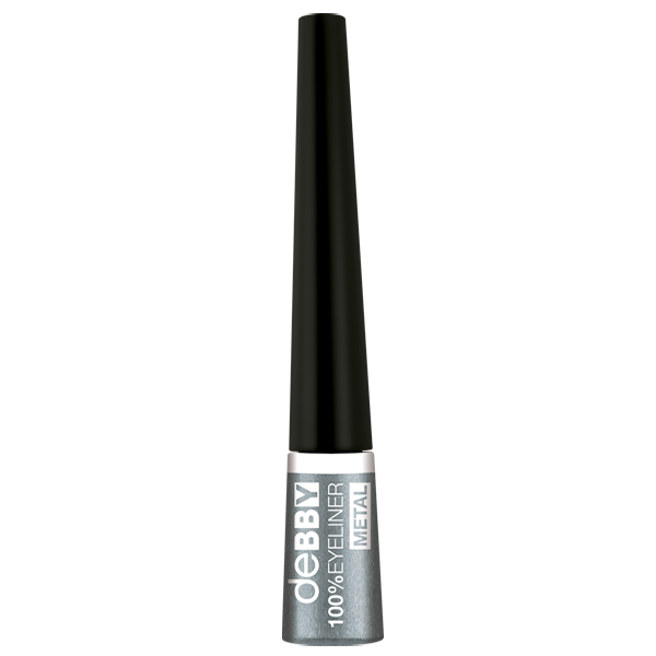 DEBBY 100% EYELINER METAL 01 SILVER - Tre Pi Profumerie