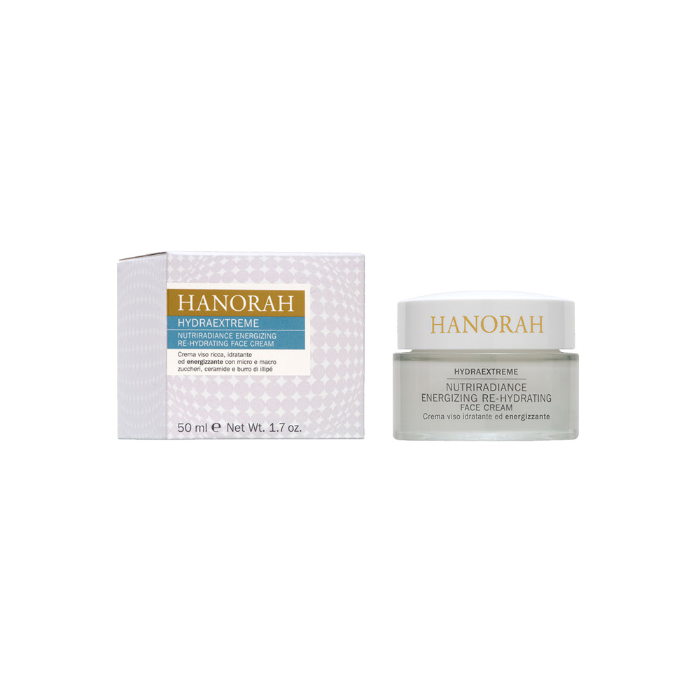 HANORAH NUTRIRADIANCE ENERGIZING RE-HYDRATING FACE CREAM 50 ML - Tre Pi Profumerie