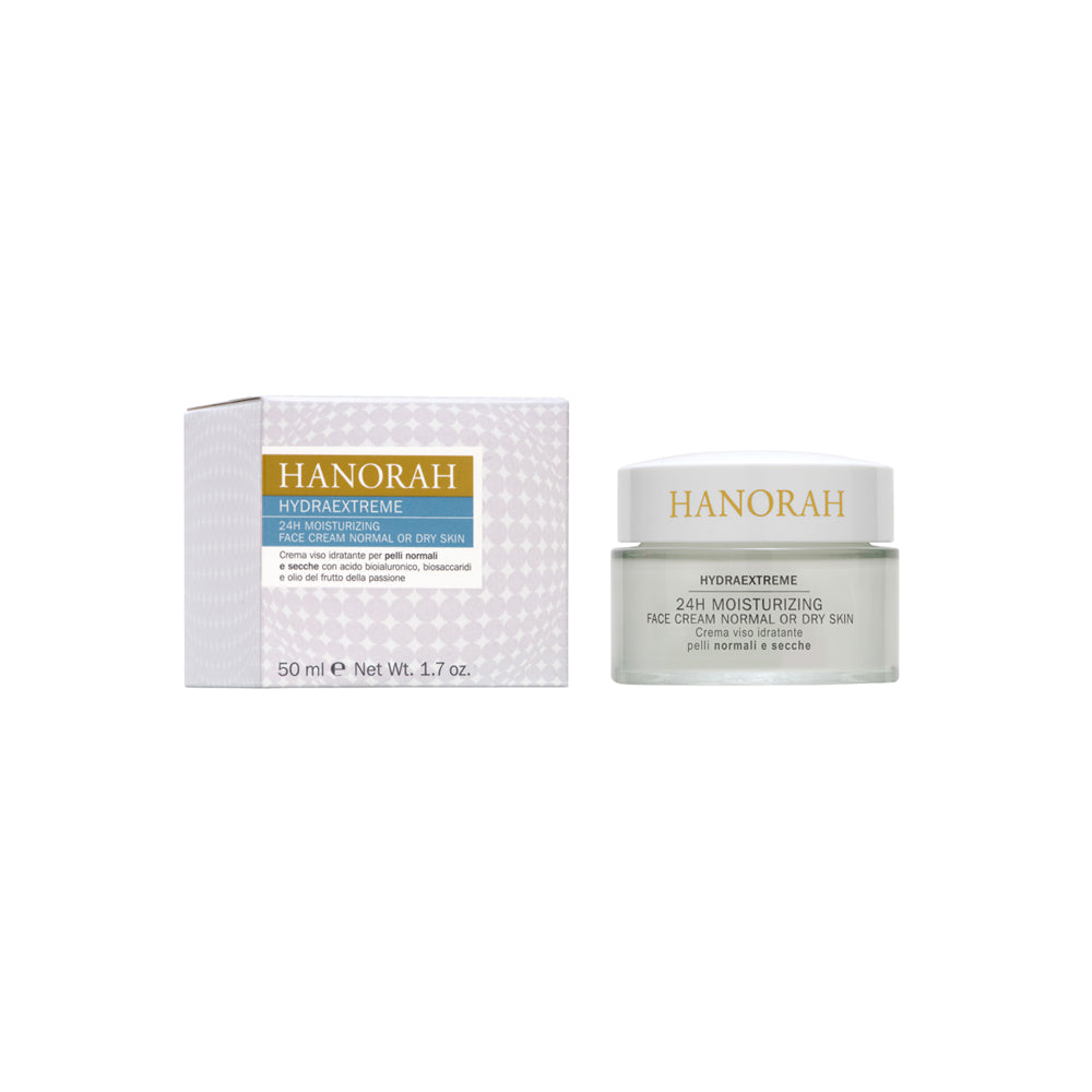 HANORAH 24H MOISTURZINGCREAM NORMAL DRY SKIN 50 ML - Tre Pi Profumerie