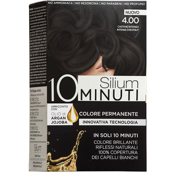 SILIUM COLORAZIONE CREMA 10 MINUTI CASTANO INTENSO 4.00 - Tre Pi Profumerie