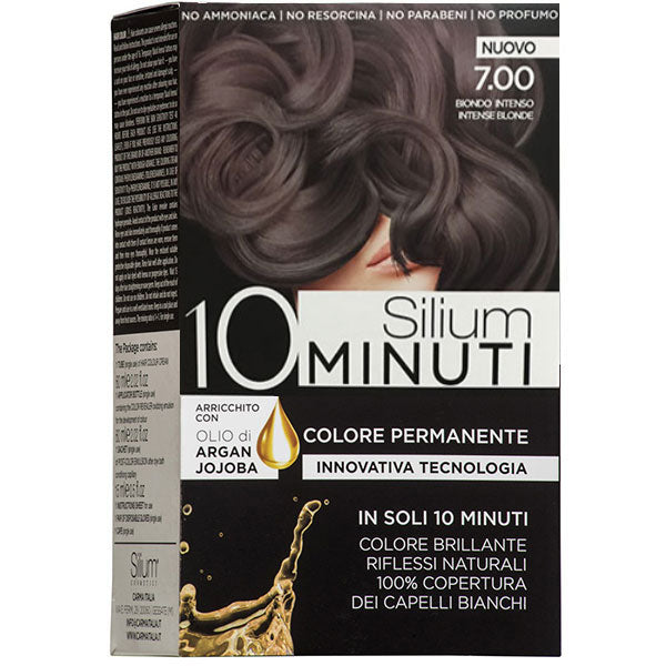 SILIUM COLORAZIONE CREMA 10 MINUTI BIONDO INTENSO 7.00 - Tre Pi Profumerie