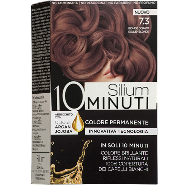 SILIUM COLORAZIONE CREMA 10 MINUTI BIONDO DORATO 7.3 - Tre Pi Profumerie