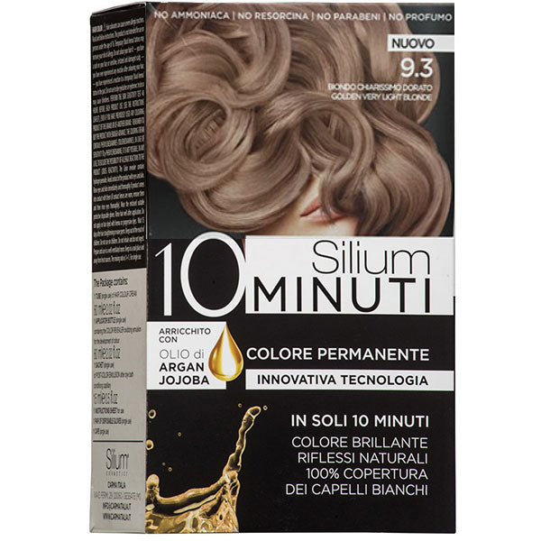 SILIUM COLORAZIONE CREMA 10 MINUTI BIONDO CHIARISSIMO DORATO 9.3 - Tre Pi Profumerie