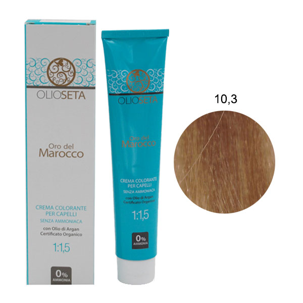 OLIOSETA ORO DEL MAROCCO TINTURA BIONDO EXTRACHIARO DORATO 10.3 - Tre Pi Profumerie