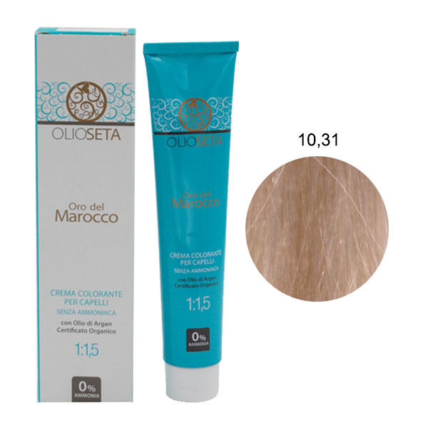 OLIOSETA ORO DEL MAROCCO TINTURA BIONDO EXTRACHIARO BEIGE 10.31 - Tre Pi Profumerie
