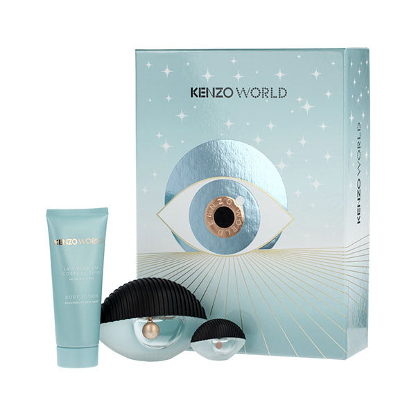 KENZO KENZO WORLD COFANETTO EDP 50 ML + EDP 5 + BODY LOTION 75ML - Tre Pi Profumerie