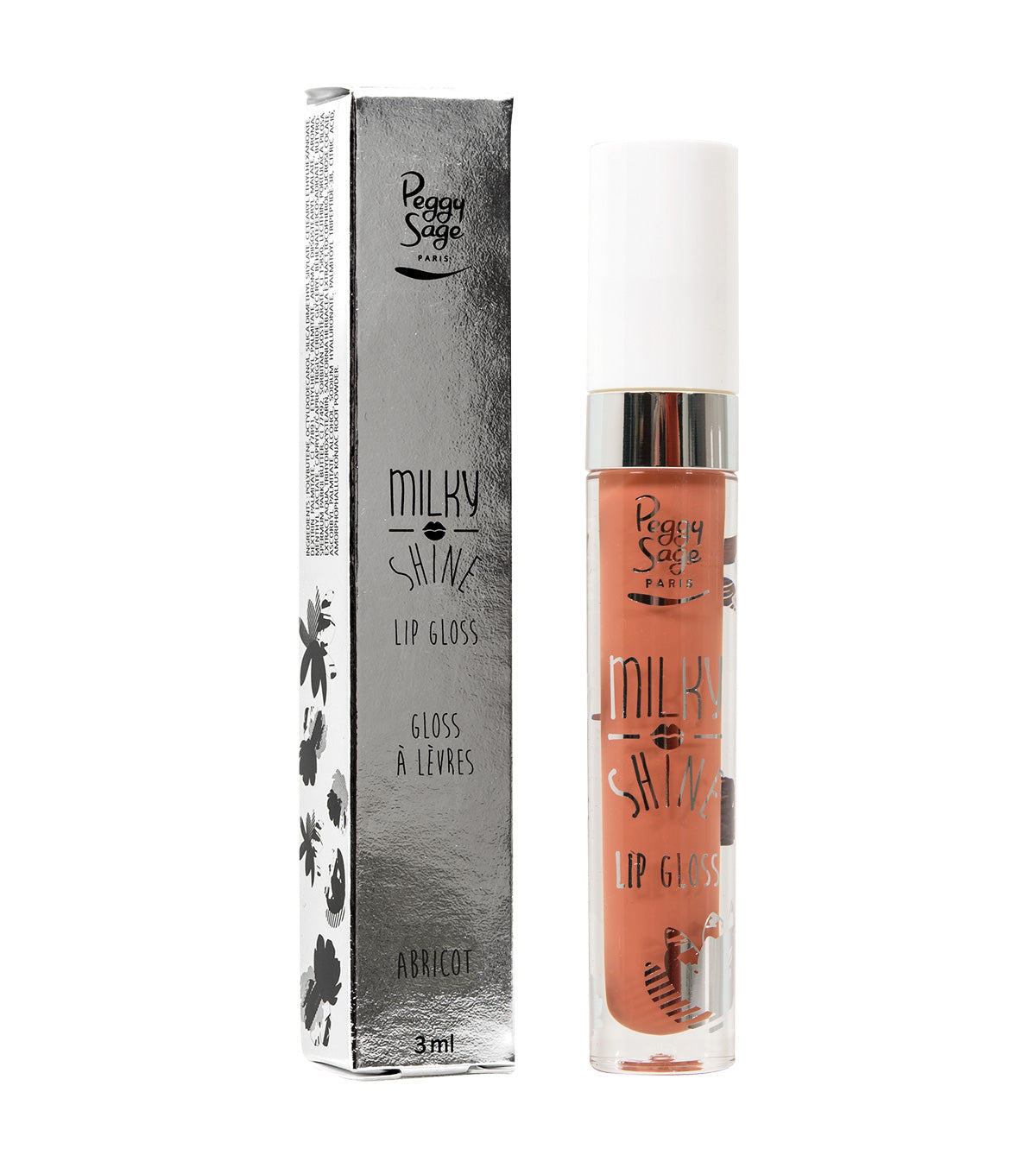 PEGGY SAGE GLOSS PER LE LABBRA MILKY SHINE ABRICOT - 3ML - Tre Pi Profumerie