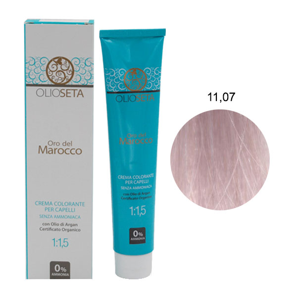 OLIOSETA ORO DEL MAROCCO TINTURA MEGA BIONDO NATUR VIOLET 11.07 - Tre Pi Profumerie
