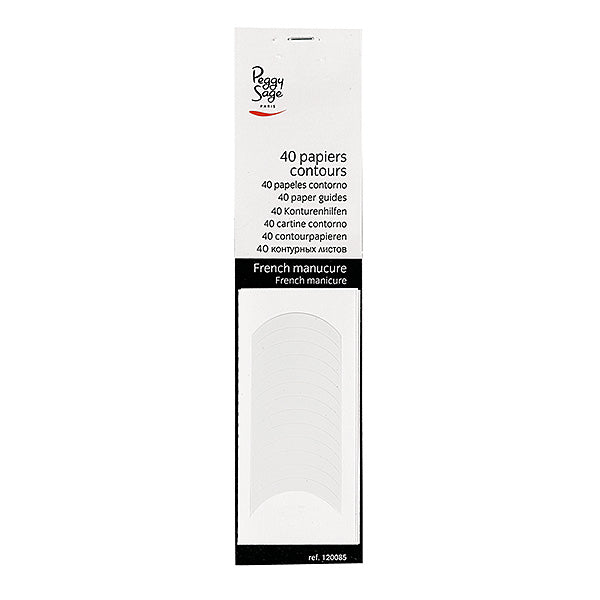 PEGGY SAGE 40 CARTINE CONTORNO UNGHIE - Tre Pi Profumerie