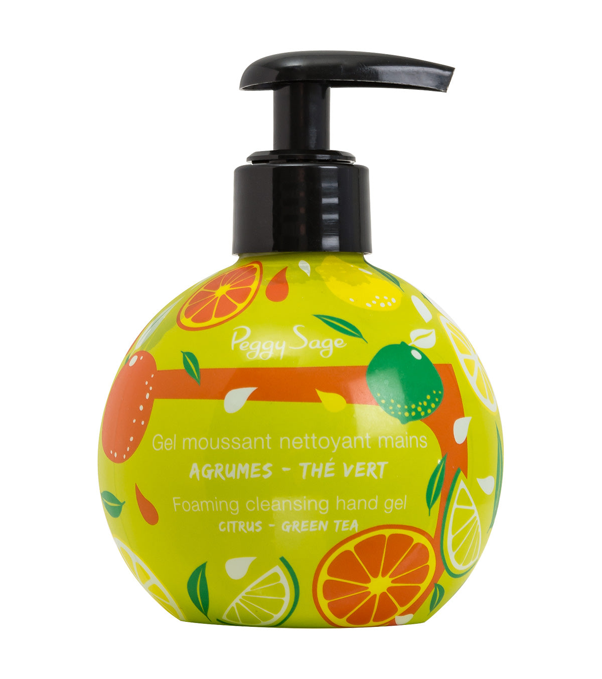 PEGGY SAGE GEL SCHIUMADETERGENTE AGRUMI / TE VERDE 245ML - Tre Pi Profumerie