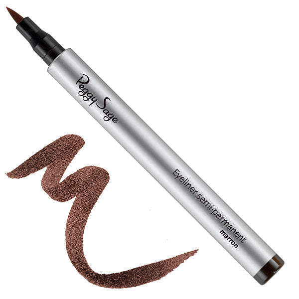 PEGGY SAGE PENNARELLO EYELINER SEMIPERMANENTE MARRONE 1,5ML - Tre Pi Profumerie