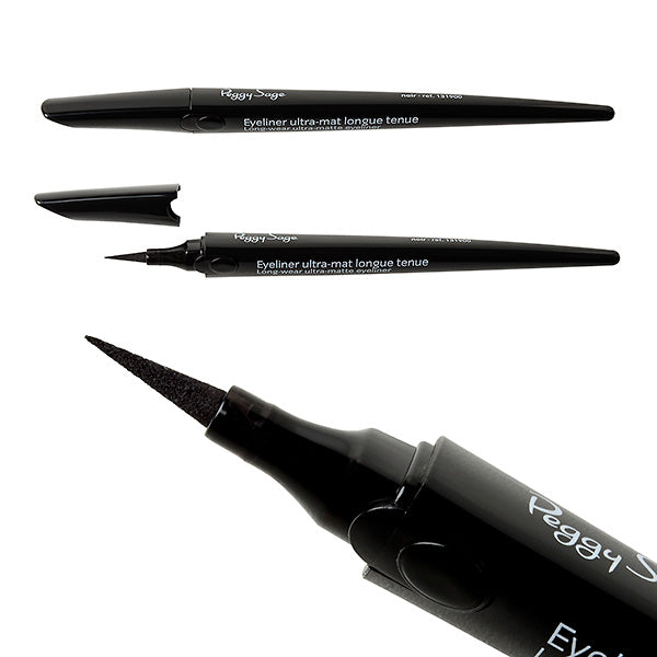 PEGGY SAGE EYELINER ULTRA MAT LUNGA TENUTA - NOIR 0,4ML - Tre Pi Profumerie