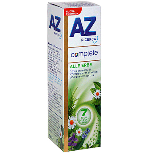 AZ DENTIFRICIO COMPLETE ALLE ERBE 75 ML - Tre Pi Profumerie