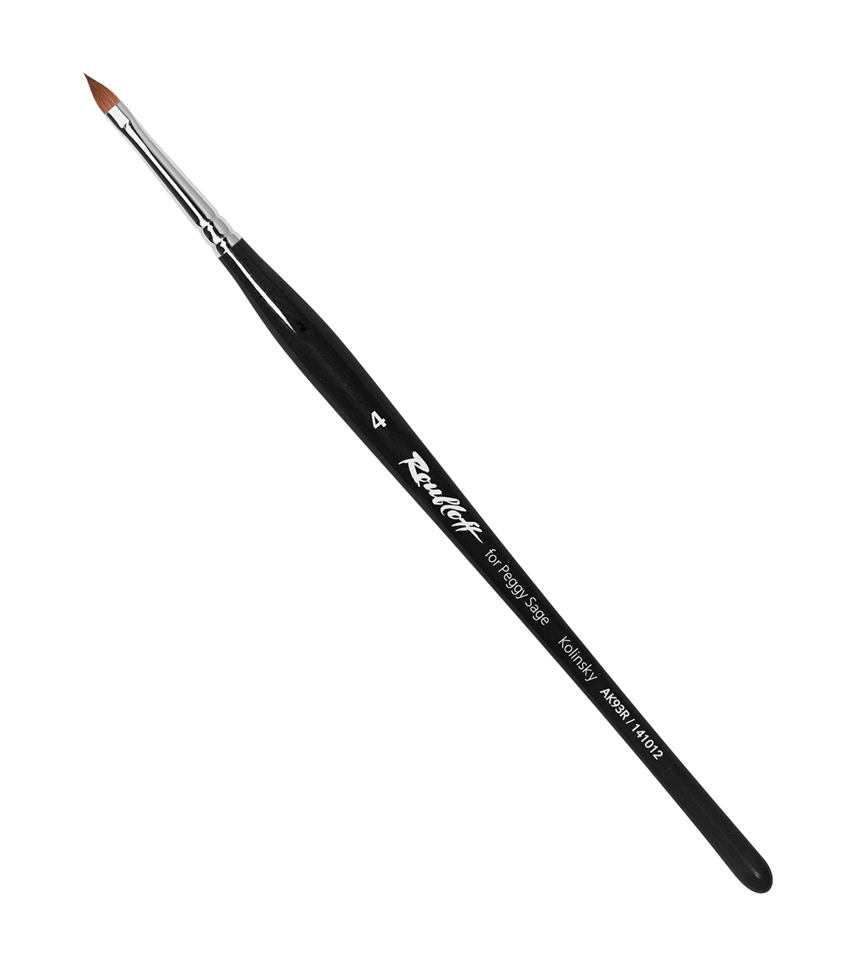 PEGGY SAGE PENNELLO RESINA KOLINSKY ROUBLOFF AK93R-4 SETOLE NAT - Tre Pi Profumerie