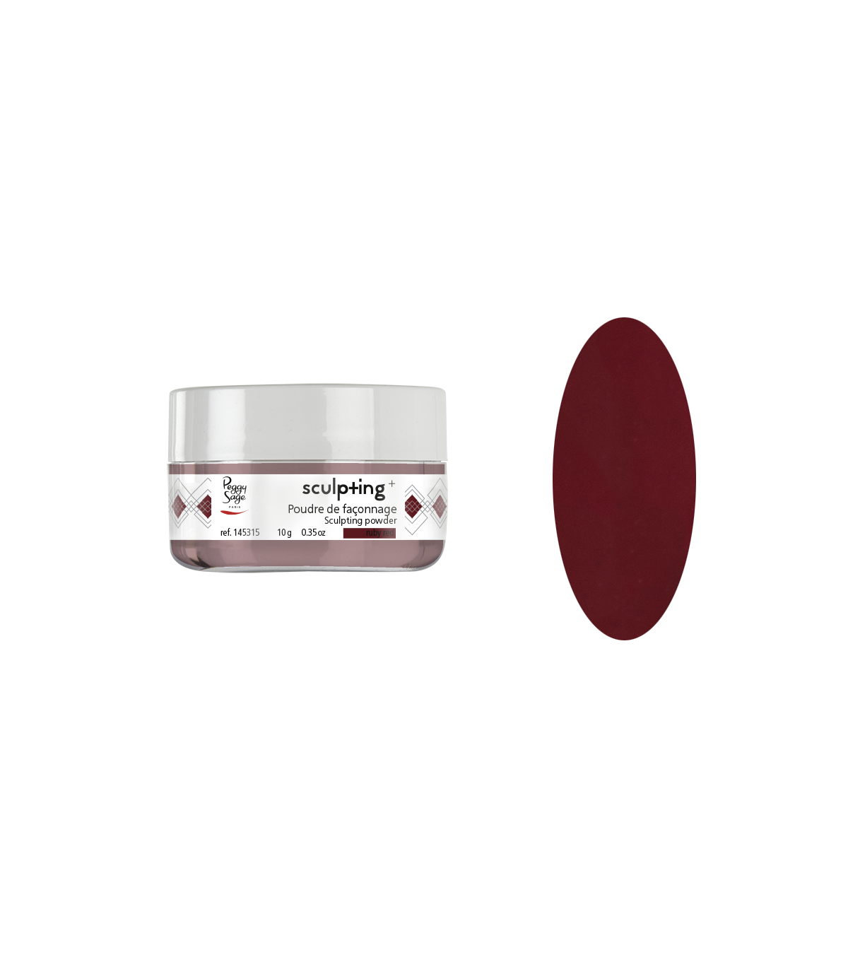 PEGGY SAGE POLVERE DI MODELLATURA RUBY RED -10G - Tre Pi Profumerie