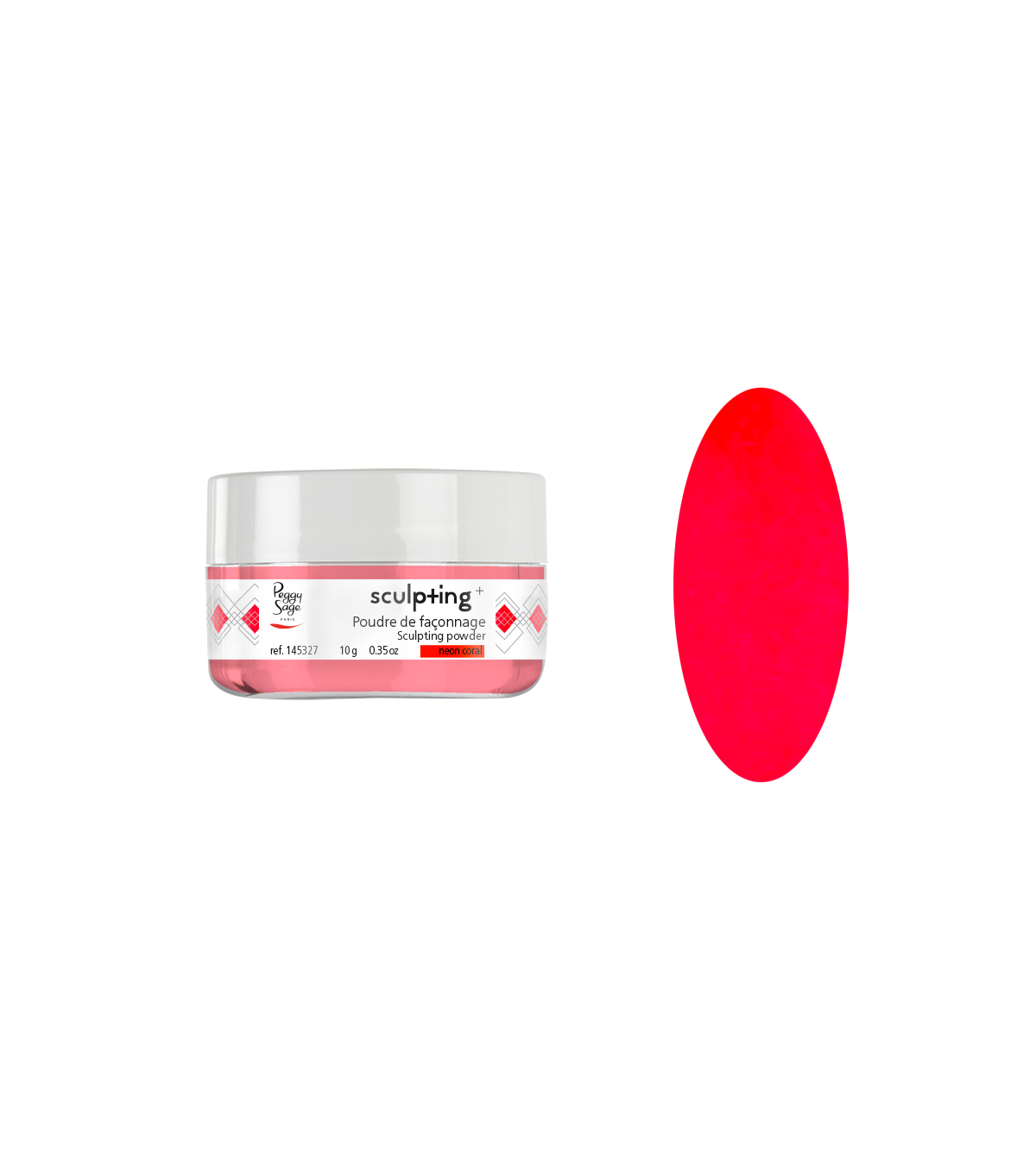 PEGGY SAGE POLVERE DI MODELLATURA NEON CORAL -10G - Tre Pi Profumerie