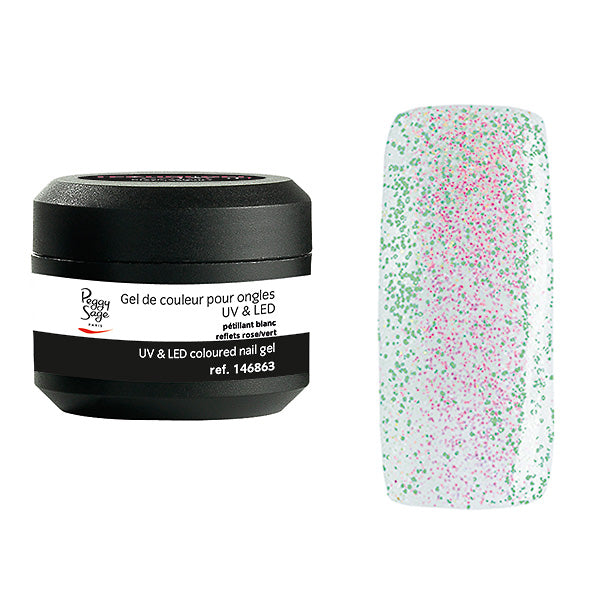 PEGGY SAGE GEL UV&LED COLORATO PER UNGHIE PETILLANT BLANC ROSEV - Tre Pi Profumerie