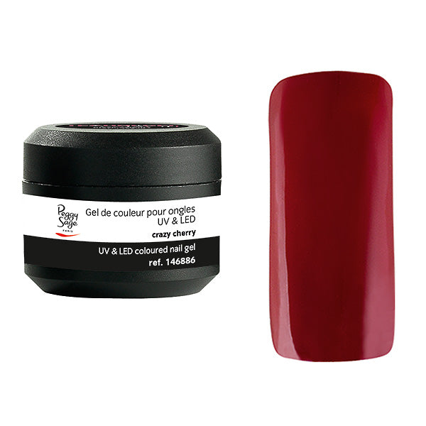 PEGGY SAGE GEL UV&LED COLORATO PER UNGHIE CRAZY CHERRY 5G - Tre Pi Profumerie