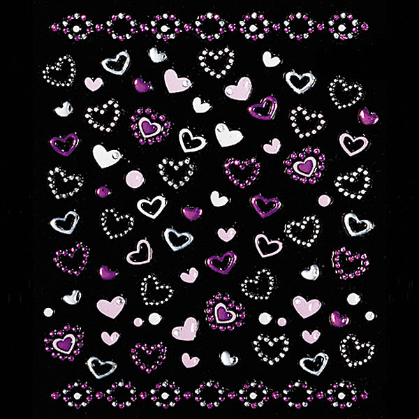 PEGGY SAGE DECORAZIONIADESIVE PER LE UNGHIE PINK LINE - Tre Pi Profumerie