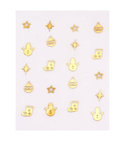 PEGGY SAGE DECORAZIONIADESIVE PER UNGHIE METALLIC NOEL 2019 - Tre Pi Profumerie