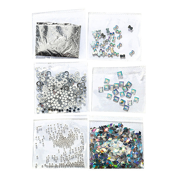 PEGGY SAGE MINI KIT NAIL ART PER UNGHIE -ARGENT - Tre Pi Profumerie