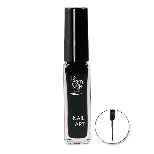 PEGGY SAGE SMALTI PER UNGHIE NAIL ART NOIR 7ML - Tre Pi Profumerie