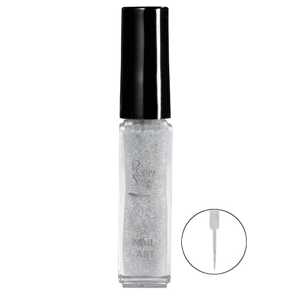 PEGGY SAGE SMALTI PER UNGHIE NAIL ART PAILLETE ARGENT 7ML - Tre Pi Profumerie