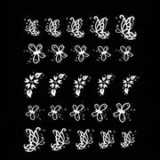 PEGGY SAGE DECORAZIONIADESIVE PER UNGHIE WHITE LINE - Tre Pi Profumerie