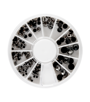 PEGGY SAGE CAROSELLO PER DECORAZIONI PER UNGHIE BLACK - Tre Pi Profumerie