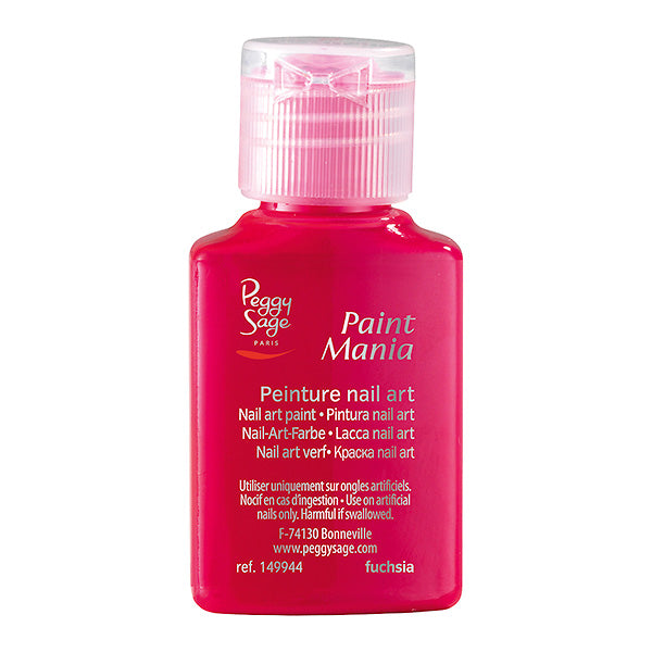 PEGGY SAGE LACCA NAIL ART PAINT MANIA FUCHSIA 25ML - Tre Pi Profumerie