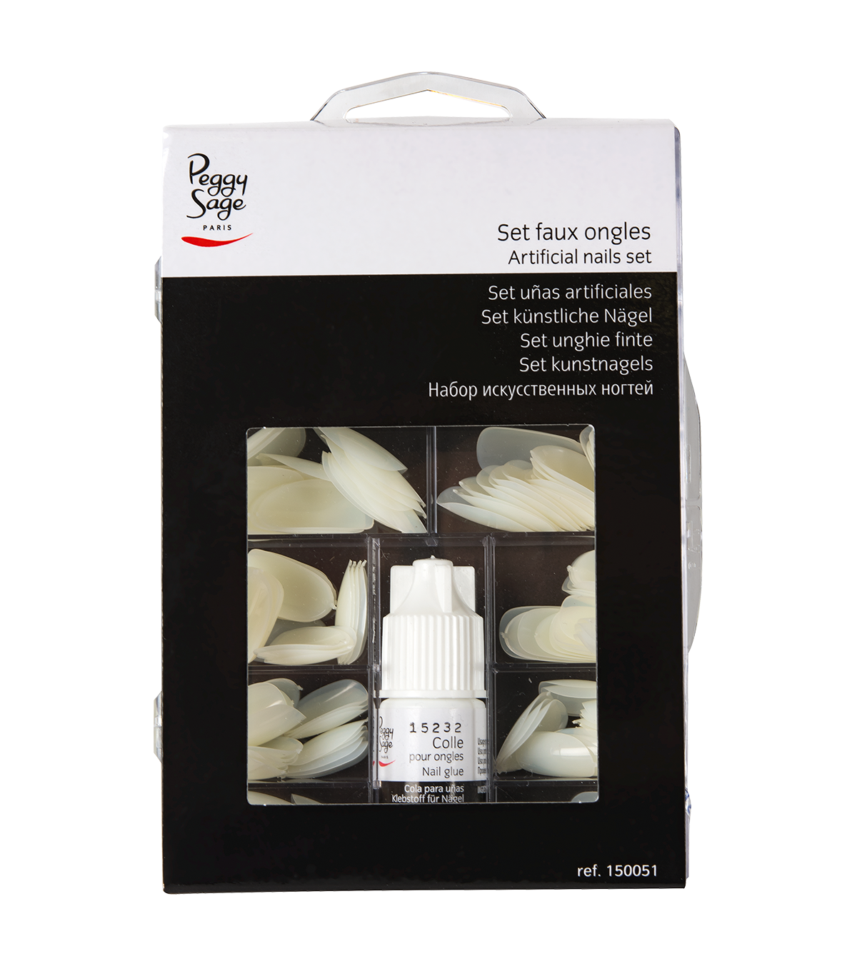 PEGGY SAGE SET 200 UNGHIE FINTE + COLLA - Tre Pi Profumerie