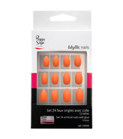 PEGGY SAGE SET 24 UNGHIE FINTE IDYLLIC NAILS - CORAL STILETTO - Tre Pi Profumerie