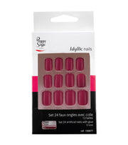 PEGGY SAGE SET 24 UNGHIE FINTE IDYLLIC NAILS - FUCHSIA - Tre Pi Profumerie