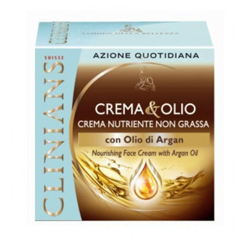 CLINIANS CREMA & OLIO ANTIRUGHE CON OLIO DI ARGAN 50 ML - Tre Pi Profumerie
