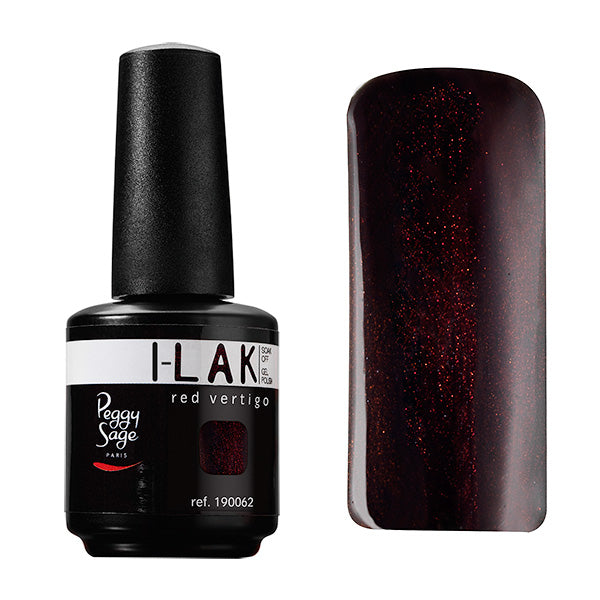 PEGGY SAGE SOAK OFF GEL POLISH I-LAK - RED VERTIGO - 15ML - Tre Pi Profumerie