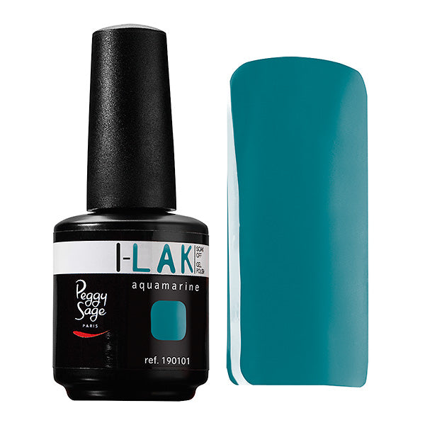 PEGGY SAGE SOAK OFF GEL POLISH I-LAK - AQUAMARINE -15ML - Tre Pi Profumerie