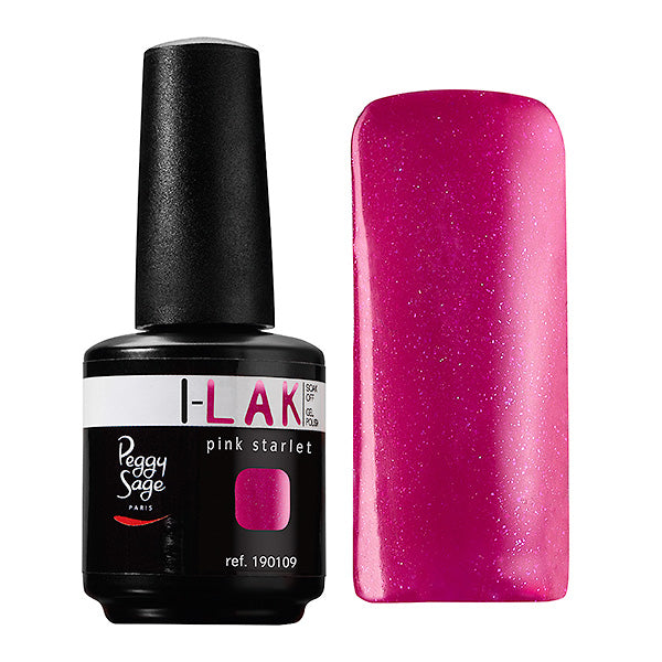 PEGGY SAGE SOAK OFF GEL POLISH I-LAK - PINK STARLET -15ML - Tre Pi Profumerie