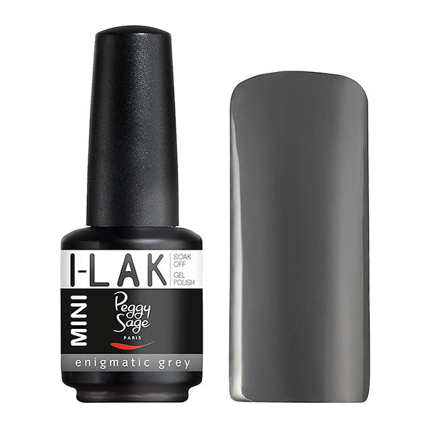 PEGGY SAGE I-LAK SOAK OFF GEL POLISH ENIGMATIC GREY - 9ML - Tre Pi Profumerie