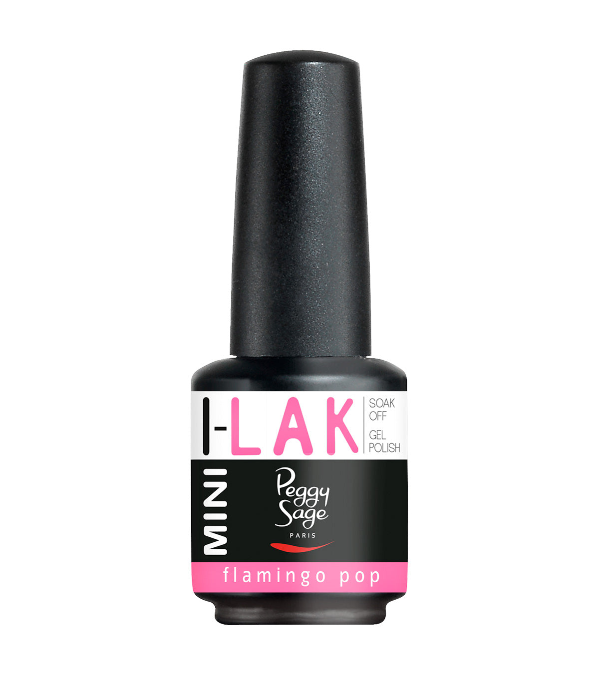 PEGGY SAGE I-LAK SOAK OFF GEL POLISH FLAMINGO POP - 9ML - Tre Pi Profumerie