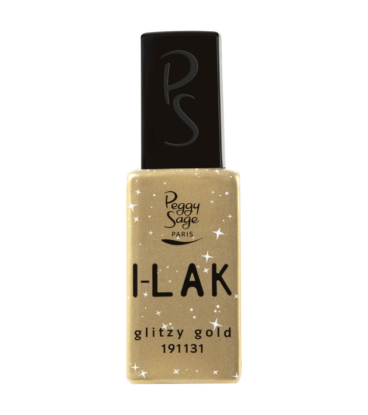 PEGGY SAGE I-LAK SOAK OFF GEL POLISH GLITZY GOLD - 11ML - Tre Pi Profumerie