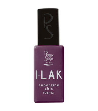 PEGGY SAGE I-LAK SOAK OFF GEL POLISH AUBERGINE CHIC - 11ML - Tre Pi Profumerie