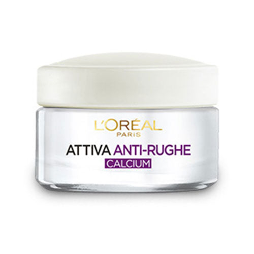 L'OREAL ATTIVA ANTI-RUGHE 55+ CALCIUM 50 ML - Tre Pi Profumerie