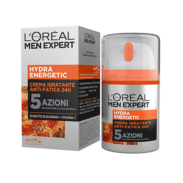 L'OREAL MEN EXPERT HYDRA ENERGETIC CREMA 50 ML - Tre Pi Profumerie