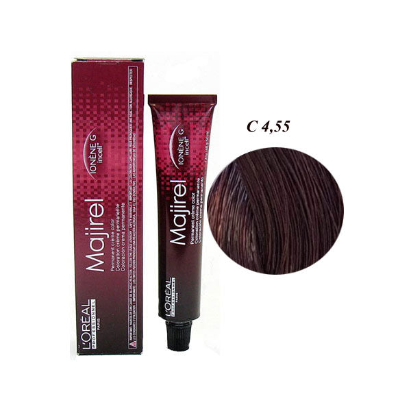 L'OREAL PROFESSIONNEL MAJIREL CASTANO MOGANO PROFONDO C4,55 - Tre Pi Profumerie
