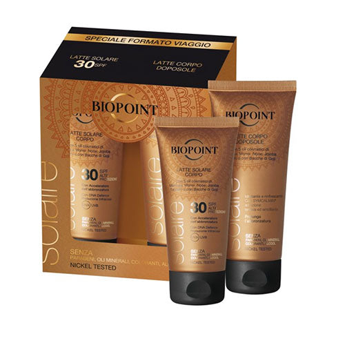 BIOPOINT SOLAIRE LATTE SOLARE SPRAY CORPO SPF 30 + DOPOSOLE - Tre Pi Profumerie