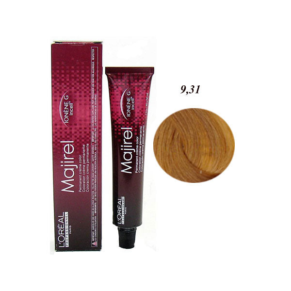 L'OREAL PROFESSIONNEL MAJIREL BIONDO CHIARISSI BEIGE DORATO 9,31 - Tre Pi Profumerie