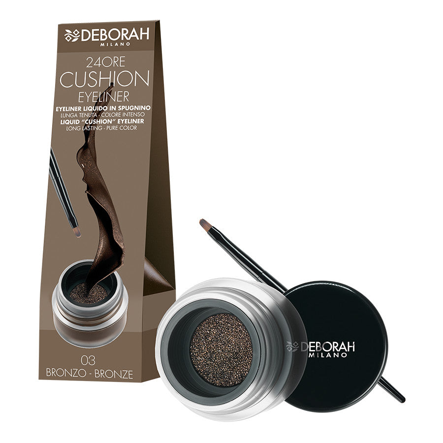 DEBORAH 24 ORE CUSHION EYELINER LIQUIDO 03 BRONZO*** - Tre Pi Profumerie