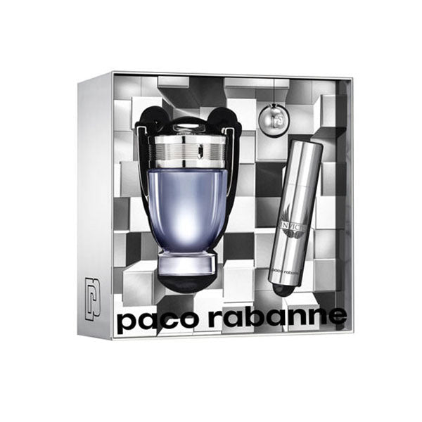 PACO RABANNE INVICTUS COFANETTO EDT 50 + TRAVEL 10 ML - Tre Pi Profumerie