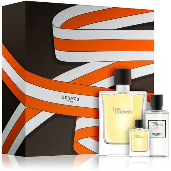 HERMES TERRE D'HERMES COFANETTO EDT 100 ML + EDT 5 + ASL 40 ML - Tre Pi Profumerie