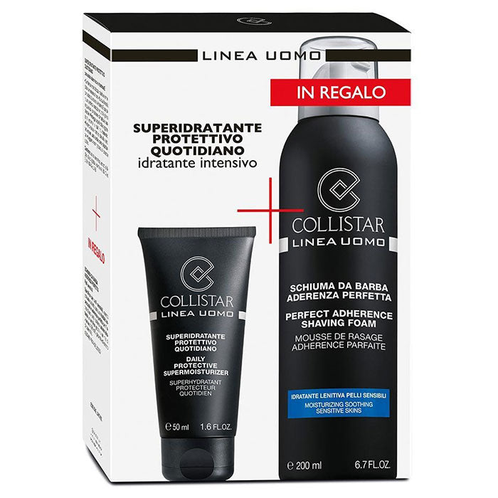 COLLISTAR COFANETTO UOMO SUPER IDRATANTE PROTETTIVA + SCHIUMA - Tre Pi Profumerie